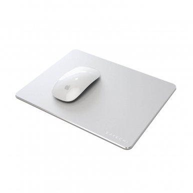 Satechi Aluminium Mouse Pad - дизайнерски алуминиев пад за мишка (сребрист)