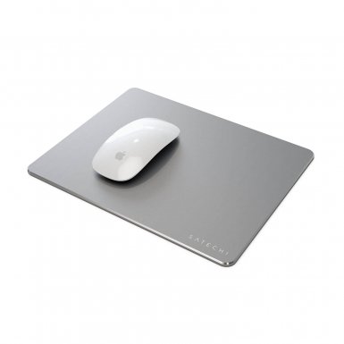 Satechi Aluminium Mouse Pad - дизайнерски алуминиев пад за мишка (тъмносив)