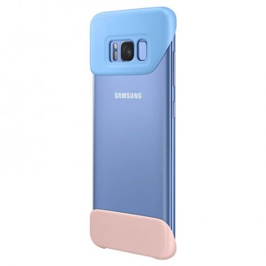 Samsung Protective Cover EF-MG950CLEGWW - оригинален кейс за Samsung Galaxy S8 (син-розов) 