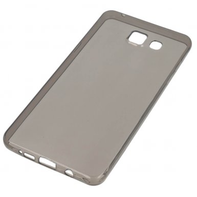 Ultra-Slim Case - тънък силиконов (TPU) калъф (0.3 mm) за Samsung Galaxy A5 (2017) (черен-прозрачен)