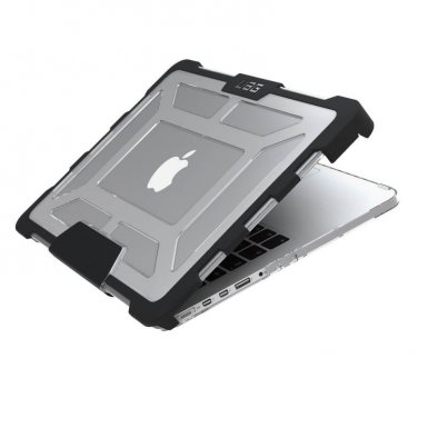 Urban Armor Gear Case - удароустойчив хибриден кейс за Apple MacBook Pro Retina 15 (прозрачен)