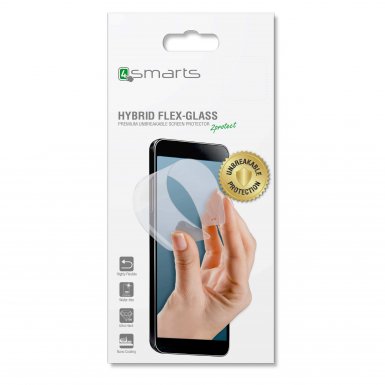 4smarts Hybrid Flex Glass Screen Protector - хибридно защитно покритие за дисплея на Huawei P10 Plus (прозрачен)