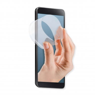 4smarts Hybrid Flex Glass Screen Protector - хибридно защитно покритие за дисплея на Huawei P10 Plus (прозрачен)