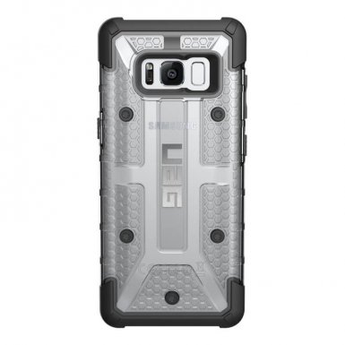 Urban Armor Gear Plasma - удароустойчив хибриден кейс за Samsung Galaxy S8 (прозрачен)