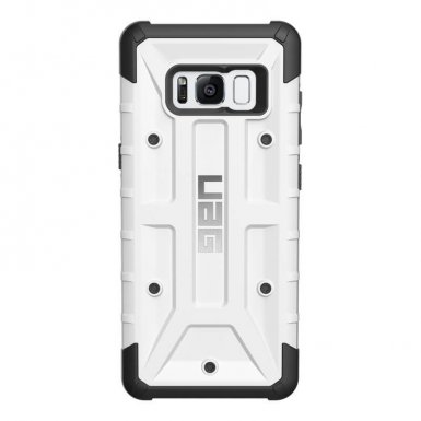 Urban Armor Gear Pathfinder - удароустойчив хибриден кейс за Samsung Galaxy S8 (бял)