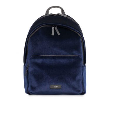Knomo Bathurst Velvet Backpack - стилна раница за преносими компютри до 14 инча (син)