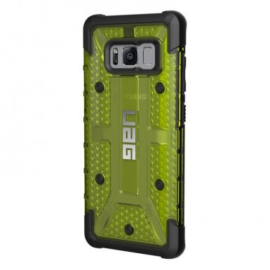 Urban Armor Gear Plasma - удароустойчив хибриден кейс за Samsung Galaxy S8 (цитрон)