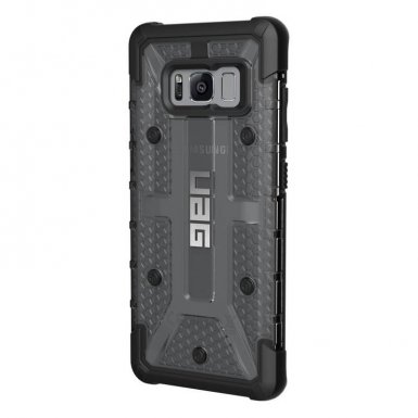 Urban Armor Gear Plasma - удароустойчив хибриден кейс за Samsung Galaxy S8 (черен-прозрачен)