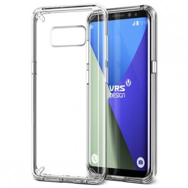 Verus Crystal Mixx Case - хибриден удароустойчив кейс за Samsung Galaxy S8 (прозрачен)