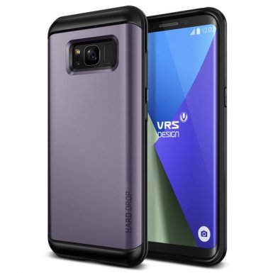 Verus Thor Case - хибриден удароустойчив кейс за Samsung Galaxy S8 (черен-лилав)