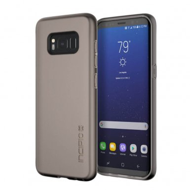 Incipio NGP Case - удароустойчив силиконов калъф за Samsung Galaxy S8 (сив)
