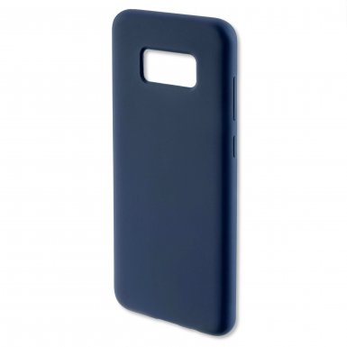 4smarts Cupertino Silicone Case - тънък силиконов (TPU) калъф за Samsung Galaxy S8 (тъмносин)