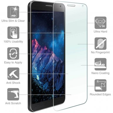 4smarts Second Glass - калено стъклено защитно покритие за дисплея на Sony Xperia XA1 (прозрачен)