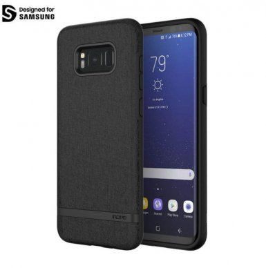 Incipio Classic Case Design Series - дизайнерски удароустойчив TPU кейс за Samsung Galaxy S8 Plus (черен)