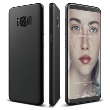 Elago Inner Core Case - тънък полипропиленов кейс (0.3 mm) за Samsung Galaxy S8 (черен)