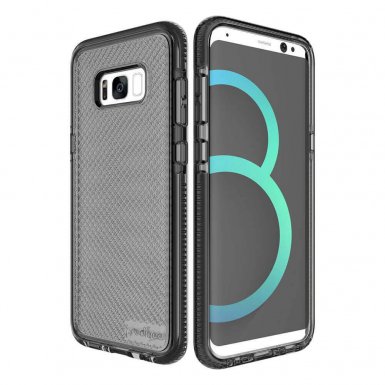 Prodigee Safetee Case - хибриден кейс с висока степен на защита за Samsung Galaxy S8 (сив)