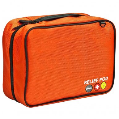 Relief Pod RP122-107K-820 Orange Roadside Emergency Kit Deluxe - автомобилен комплект с аптечка и инструменти