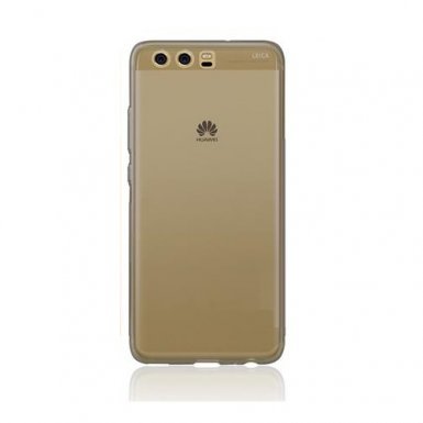 Ultra-Slim Case - тънък силиконов (TPU) калъф (0.3 mm) за Huawei P10 (черен-прозрачен)