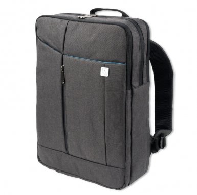 4smarts Cambridge Multimedia Bag - качествена чанта с презрамка за таблети и преносими компютри до 15.6 инча (сив)