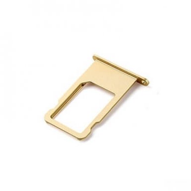 Apple iPhone Sim Tray - оригинална резервна поставка за сим картата на iPhone 6S, 6S Plus (златист)