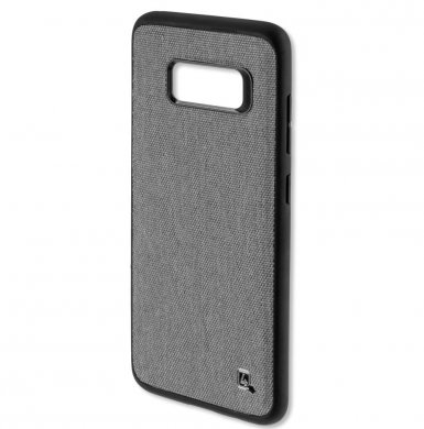 4smarts Hard Cover UltiMaG Car Case - полиуретанов кейс с вградена метална пластина за магнитни поставки за Samsung Galaxy S8 Plus (сив) 