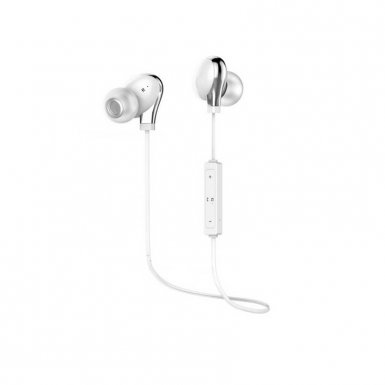 Devia Cozy Sport Bluetooth 4.1 Headset - безжични спортни блутут слушалки за мобилни устройства (бял)