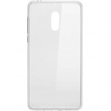 Nokia Slim Crystal Cover CC-101 - тънък силиконов (TPU) калъф за Nokia 6 (прозрачен)