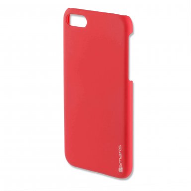 4smarts Hard Cover UltiMaG Vivid Vibes Case - полиуретанов кейс с метална пластина за магнитни поставки за iPhone 8, iPhone 7 (червен)