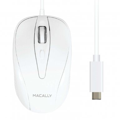 Macally TurboC Mouse - USB-C оптична мишка за PC и Mac