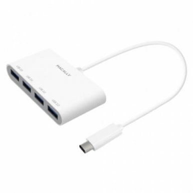 Macally USB-C to USB-A Hub - USB хъб с 4 USB изхода за устройства с USB-C