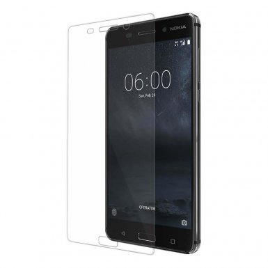 Eiger 3D Glass Full Screen Tempered Glass - калено стъклено защитно покритие за целия дисплея на Nokia 5 (прозрачен)