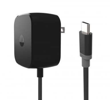 Motorola TurboPower Quick USB-C Charger - захранване за ел. мрежа с вграден кабел с USB-C стандарт (bulk)