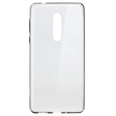 Nokia Slim Crystal Cover CC-102- тънък силиконов (TPU) калъф за Nokia 5 (прозрачен)