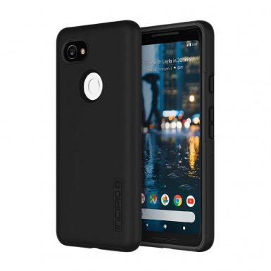 Incipio DualPro Case - удароустойчив хибриден кейс за Google Pixel 2 XL (черен)