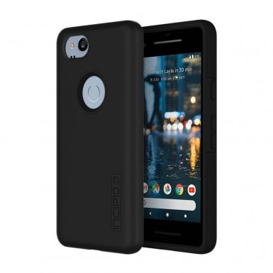 Incipio DualPro Case - удароустойчив хибриден кейс за Google Pixel 2 (черен)