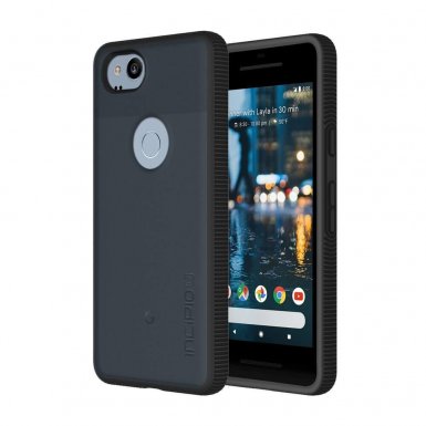 Incipio Octane Case - удароустойчив хибриден кейс за Google Pixel 2 (черен)