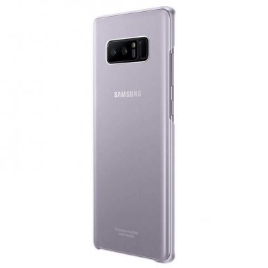 Samsung Clear Cover Case EF-QN950CVEGWW - оригинален кейс за Samsung Galaxy Note 8 (сив-прозрачен) 