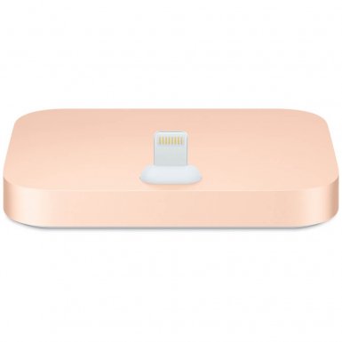 Apple iPhone Lightning Dock - оригинална универсална док станция за iPhone и iPod с Lightning (мед)