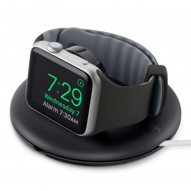 Belkin Travel Stand - преносима поставка за зареждане на Apple Watch (черен)