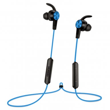 Huawei BT Sport-Headset Lite AM61 - безжични спортни слушалки за iPhone, Samsung, Sony, HTC и мобилни телефони с Bluetooth (син)