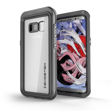 Ghostek Atomic 3 Waterproof Case - ударо и водоустойчив кейс за Samsung Galaxy S8 Plus (черен)