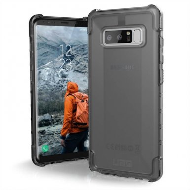 Urban Armor Gear Plyo Case - удароустойчив хибриден кейс за Samsung Galaxy Note 8 (черен-прозрачен)