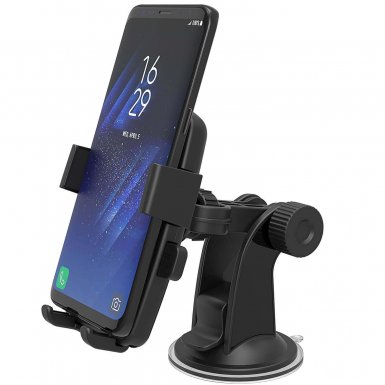 iOttie Easy One Touch XL Universal Holder - иновативна поставка за кола и гладки повърхности за смартфони до 8.1 см. ширина