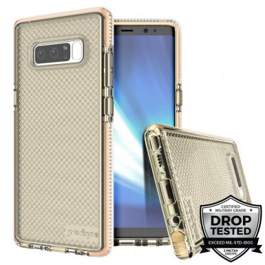 Prodigee Safetee Case - хибриден кейс с висока степен на защита за Samsung Galaxy Note 8 (златист)