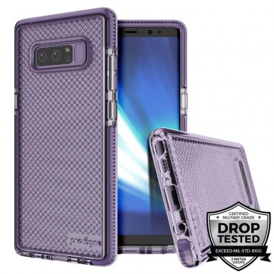 Prodigee Safetee Case - хибриден кейс с висока степен на защита за Samsung Galaxy Note 8 (лилав)