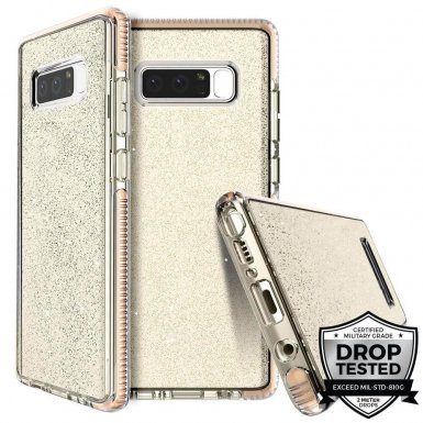 Prodigee SuperStar Case - хибриден кейс с висока степен на защита за Samsung Galaxy Note 8 (златист)