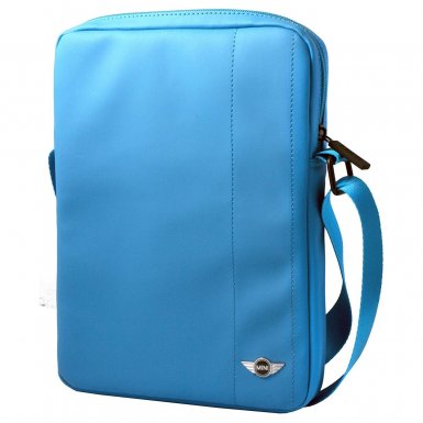 Mini Cooper You Me Mini Tablet Bag - дизайнерска чанта с презрамка таблети до 8 инча (светлосин)