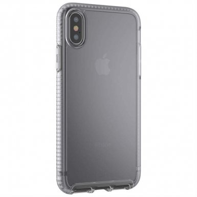 Tech21 Pure Clear Case - хибриден удароустойчив кейс за iPhone XS, iPhone X (прозрачен)