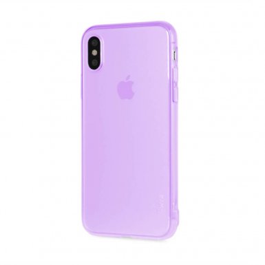 Torrii BonJelly Case - силиконов (TPU) калъф  за iPhone XS, iPhone X (лилав)