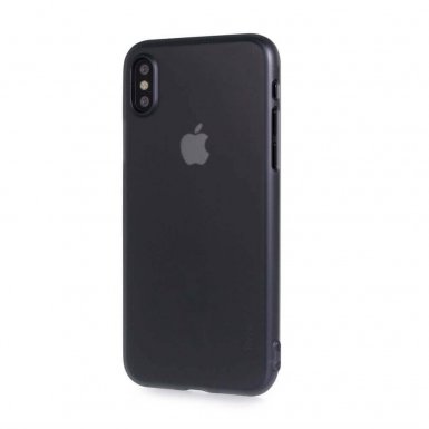 Torrii Healer Case - самовъзстановяващ се поликарбонатов кейс за iPhone XS, iPhone X (черен-мат)